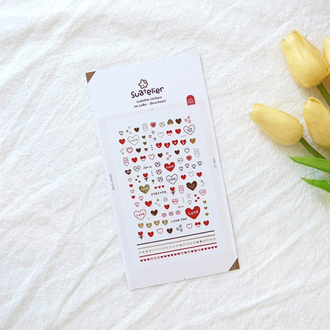 Planner Stickers [1080 deco heart]