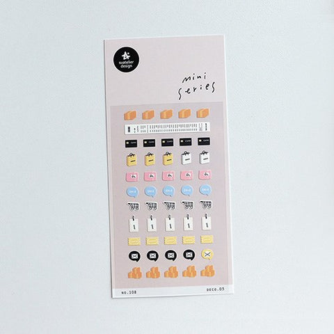 Planner Sticker [108 deco.03] | Shopping