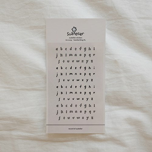 Planner Stickers [1119 handwriting #1] | Alphabet – dubudumo
