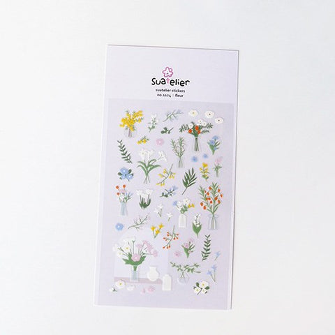 Planner Stickers [1124 fleur] | Flower, Flowery