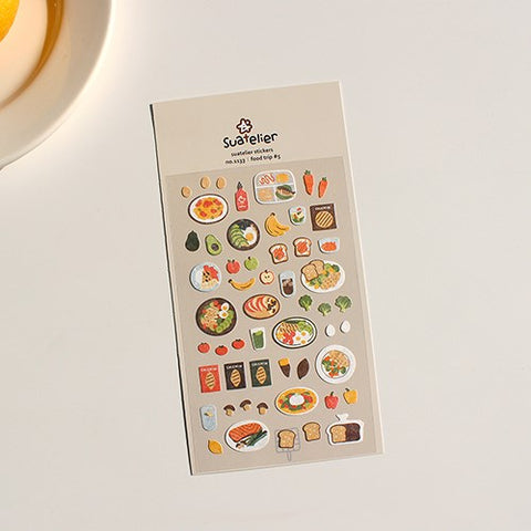 Planner Stickers [1133 food trip #5]