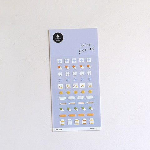 Planner Sticker [118 deco.11] | Medicine