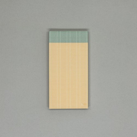 Shade Grid Memo Pad [GREEN&YELLOW]