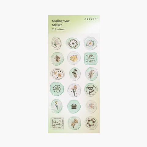 Sealing Wax Sticker [Pure Green]