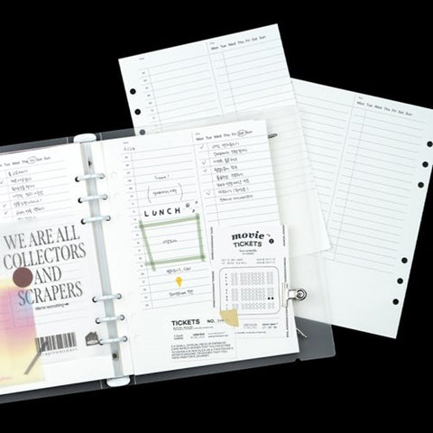 A5 Daily Time Line Checklist Planner [3types] | A5 Inserts