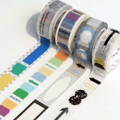 Shape Masking Tape [4types]