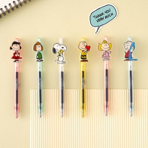 PEANUTS 0.38mm Gel Pen [6types]