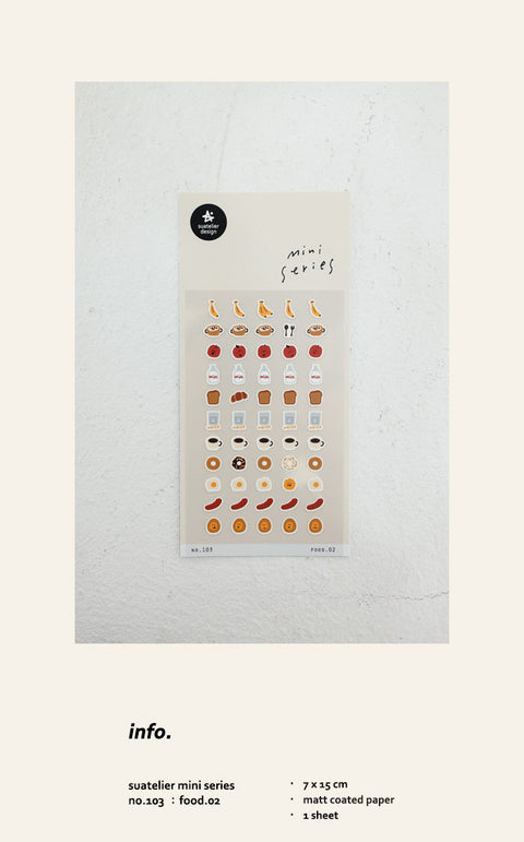 Planner Sticker [103 food.02]