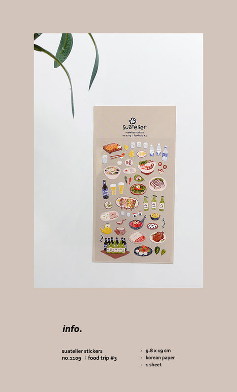 Planner Stickers [1109 food trip 3]