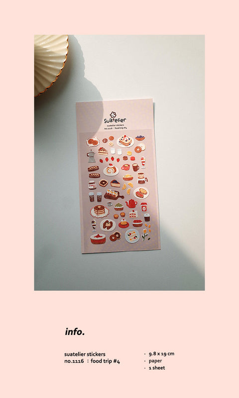 Planner Stickers [1116 food trip #4]