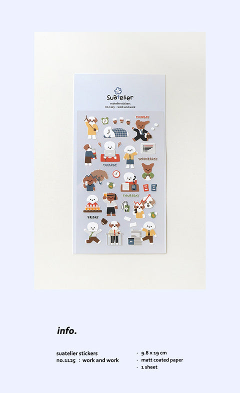 Planner Stickers [1125 work and work]