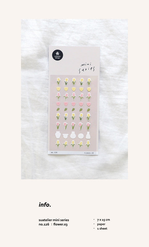 Planner Sticker [126 flower.03]