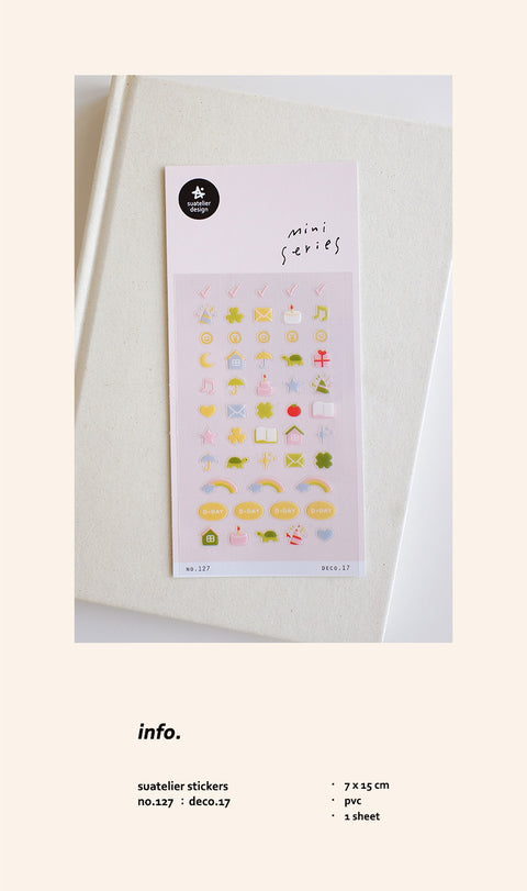 Planner Sticker [127 deco.17] | Yellow & Green