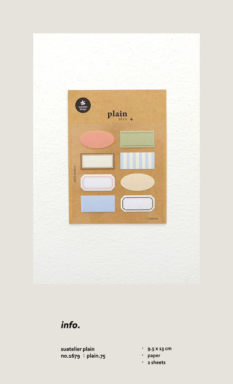 Planner Stickers [1679 plain.75] | Label