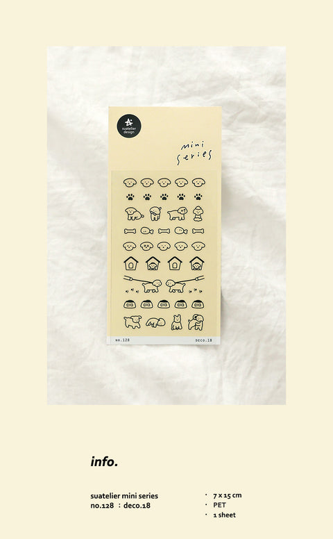 Planner Sticker [128 deco.18] | walk a dog