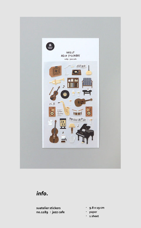 Planner Stickers [1189 jazz cafe]