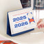 2025-2026 Desk Calendar + Undated Scheduler