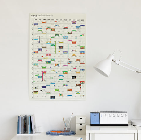 2025 Life&Pieces Yearly Calendar Poster