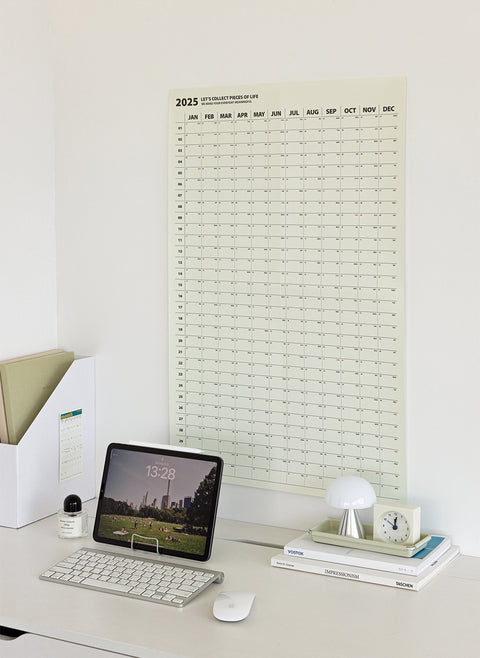 2025 Life&Pieces Yearly Calendar Poster