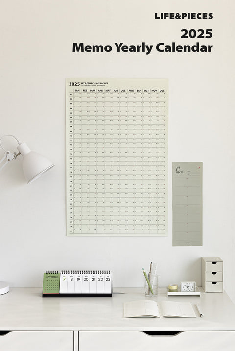 2025 Life&Pieces Yearly Calendar Poster