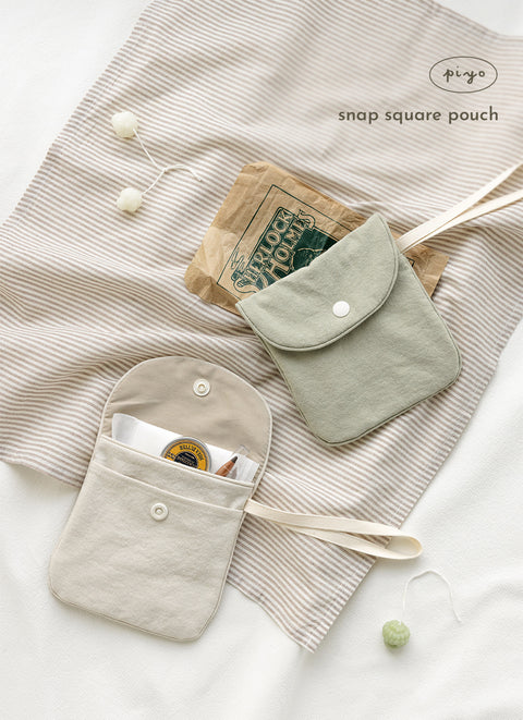 Piyo Snap Square Pouch [2colors]