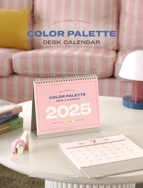 2025 Palette Desk Calendar