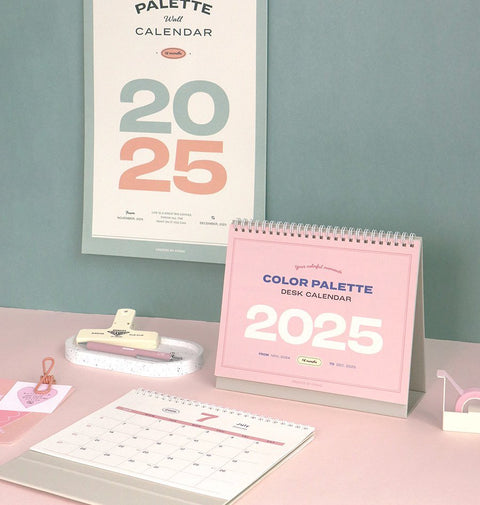 2025 Palette Desk Calendar