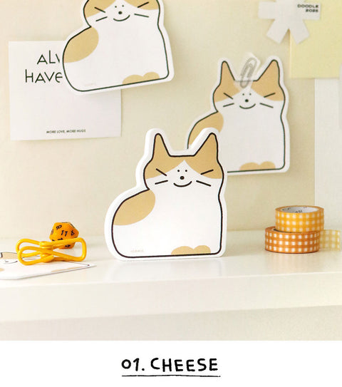 Doodle Cat Memo Pad [4types] | Kitty Notepad