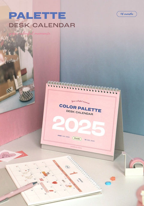 2025 Palette Desk Calendar