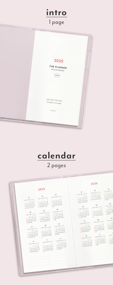 2025 The Planner S Weekly Planner [6colors]