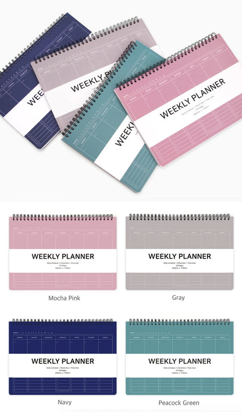 Elite Check Weekly Planner [4colors]