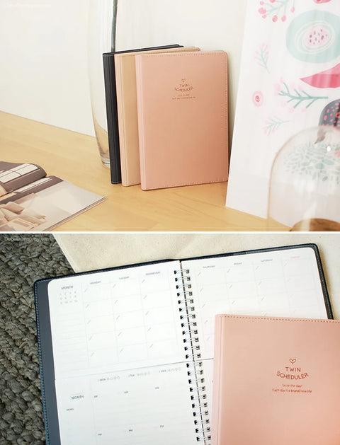 Twin Weekly Planner [beige]