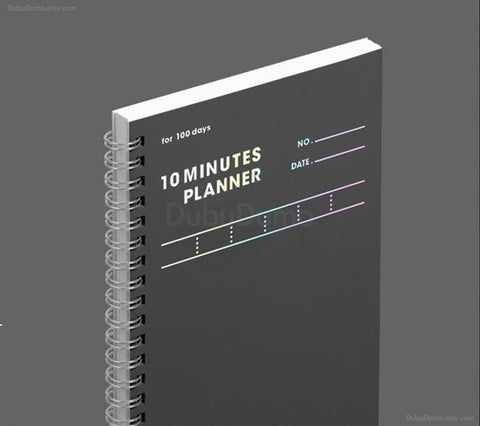 10 Minutes Planner 100 Days [Dark Gray]