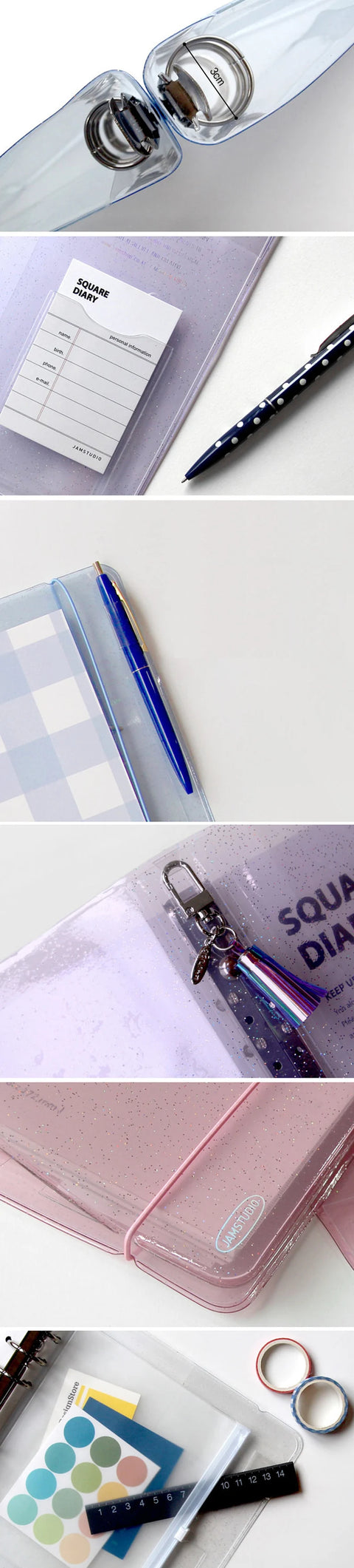 A6 Wide Square Diary [5colors] | Monthly Planner