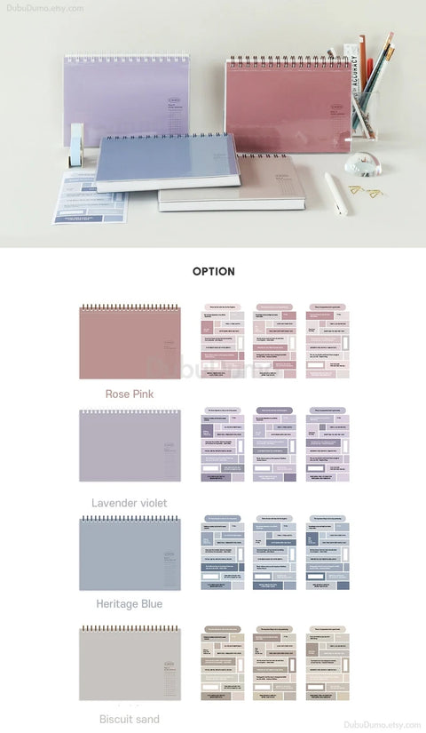 Plan B Study Planner _ 6months [4colors]