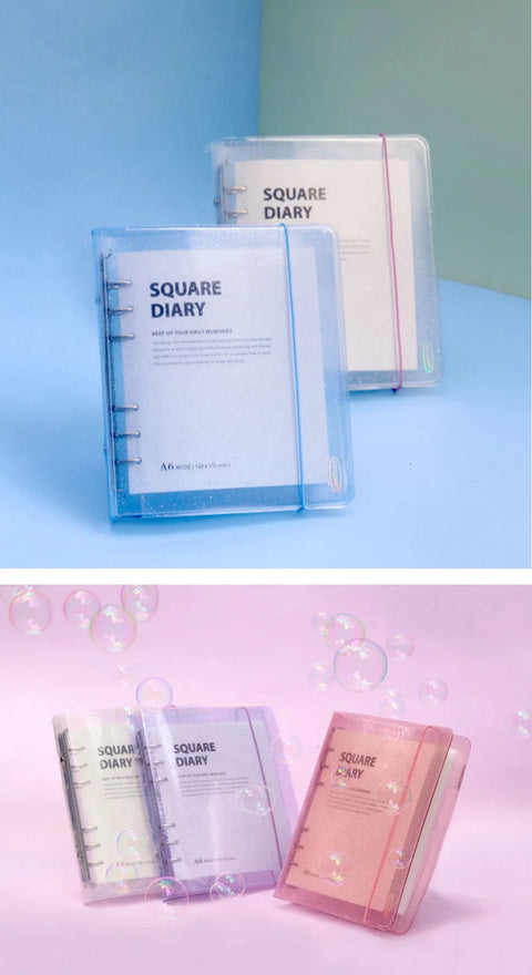 A6 Wide Square Diary [5colors] | Monthly Planner