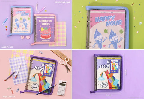 A5 6 Ring Cover + Planner Inserts [2types] | A5 Binder