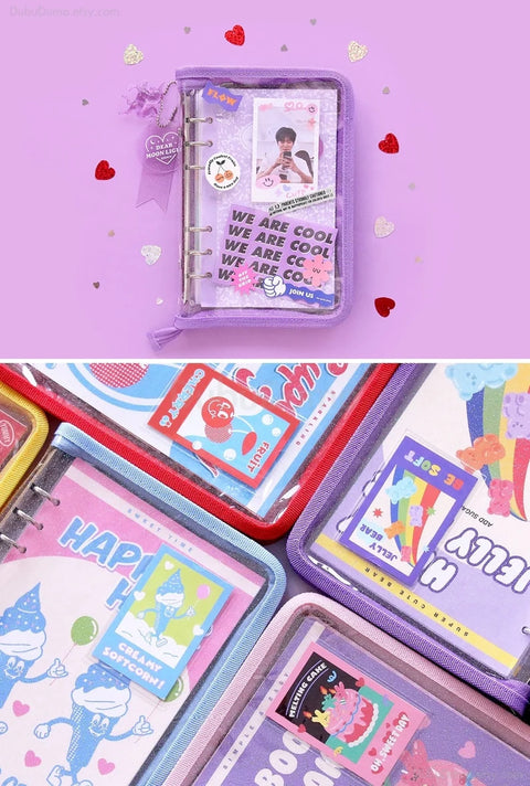 A5 6 Ring Cover + Planner Inserts [2types] | A5 Binder