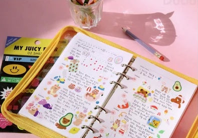 A5 6 Ring Cover + Planner Inserts [2types] | A5 Binder