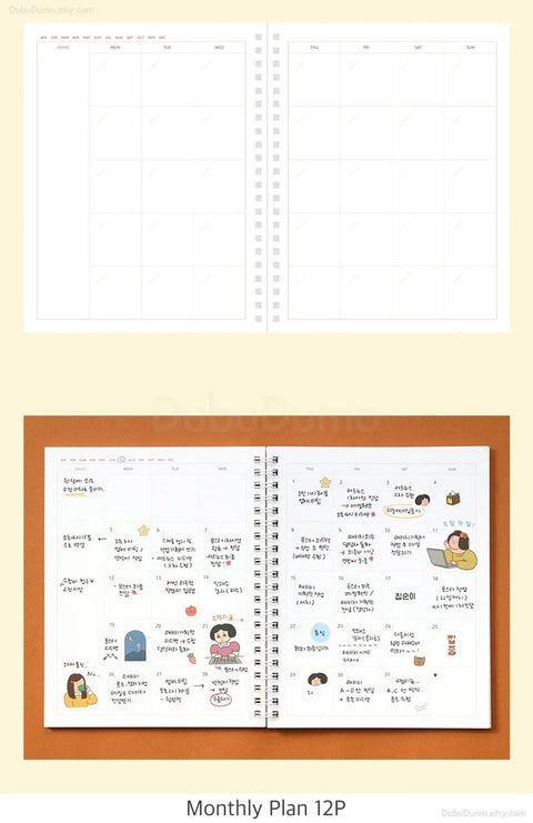 Weekly Time Planner [3types] | Undated Planner