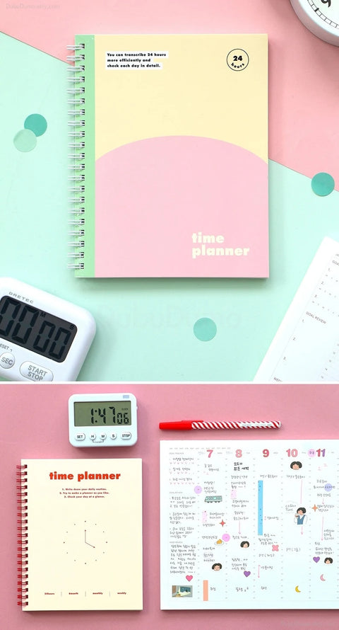 Weekly Time Planner [3types] | Undated Planner