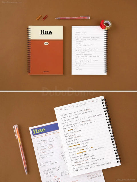 LIFE&PIECES A5 Spring Notebook [3types] | Line, Grid, Layout