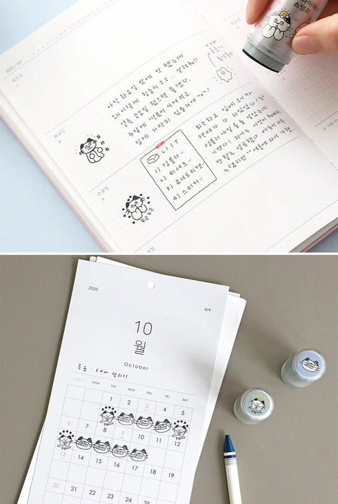 Kitty Diary Deco Stamp [10types]