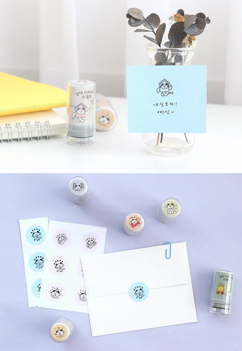 Kitty Diary Deco Stamp [10types]