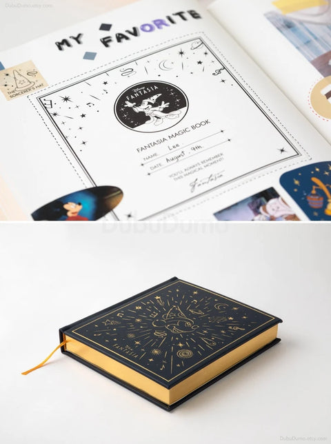 Disney Micky Mouse Hardcover Line & Blank Notebook