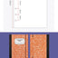 A5 Composition Hardcover Ring Binder 25R [Orange] | Black Ring