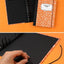 A5 Composition Hardcover Ring Binder 25R [Orange] | Black Ring