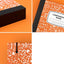 A5 Composition Hardcover Ring Binder 25R [Orange] | Black Ring