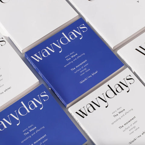 Wavydays Grid Notebook [2colors]