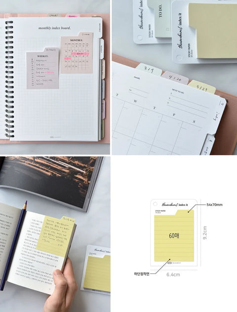 Index Sticky Notes [20types]